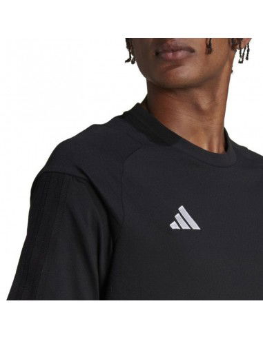 Adidas Tiro 23 Competition Ανδρικό T-shirt Μαύρο με Λογότυπο HK8036 Adidas Tiro 23 Competition Ανδρικό T-shirt Μαύρο με Λογότυπο HK8036