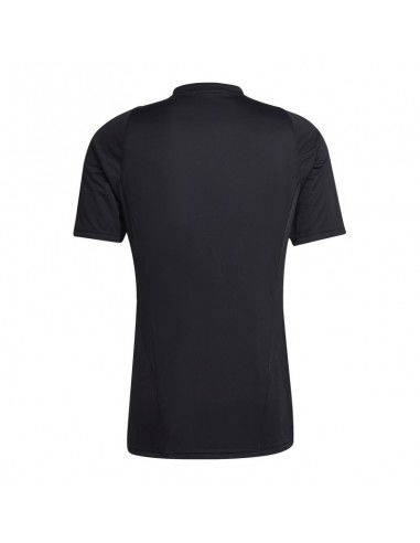 Adidas Tiro 23 Training Αθλητικό Ανδρικό T-shirt Μαύρο με Λογότυπο HK7638 Adidas Tiro 23 Training Αθλητικό Ανδρικό T-shirt Μαύρο με Λογότυπο HK7638
