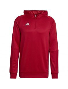 Adidas Tiro 23 Competition Ανδρικό Φούτερ με Κουκούλα Κόκκινο HK8055