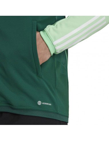 Adidas Tiro Essentials Ανδρική Ζακέτα με Φερμουάρ Πράσινη HU1303 Adidas Tiro Essentials Ανδρική Ζακέτα με Φερμουάρ Πράσινη HU1303