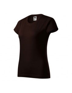 Malfini Γυναικείο Διαφημιστικό T-shirt Κοντομάνικο σε Καφέ Χρώμα MLI-13427