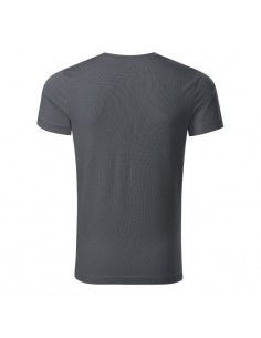 Malfini Ανδρικό Διαφημιστικό T-shirt Κοντομάνικο σε Γκρι Χρώμα MLI-15083 2