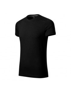 Malfini Ανδρικό Διαφημιστικό T-shirt Κοντομάνικο σε Μαύρο Χρώμα MLI-15001