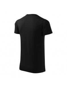 Malfini Ανδρικό Διαφημιστικό T-shirt Κοντομάνικο σε Μαύρο Χρώμα MLI-15001 2