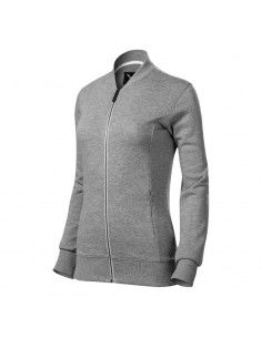 Malfini Γυναικεία Διαφημιστική Ζακέτα Μακρυμάνικη σε Γκρι Χρώμα MLI-45412