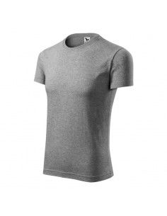 Malfini Ανδρικό Διαφημιστικό T-shirt Κοντομάνικο σε Γκρι Χρώμα MLI-14312