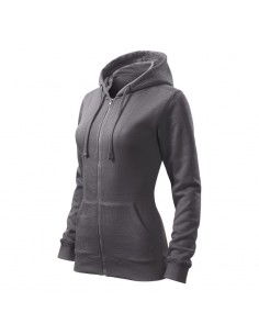 Malfini Γυναικεία Διαφημιστική Ζακέτα Μακρυμάνικη σε Γκρι Χρώμα MLI-41136