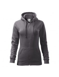 Malfini Γυναικεία Διαφημιστική Ζακέτα Μακρυμάνικη σε Γκρι Χρώμα MLI-41136 2