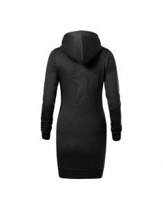 Malfini Mini Φόρεμα με Κουκούλα Μαύρο MLI-41901 2