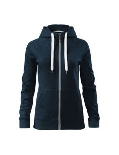Malfini Γυναικεία Ζακέτα Φούτερ με Κουκούλα Navy Μπλε MLI-45102 2