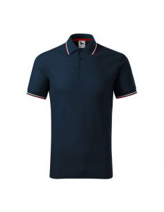 Malfini MLI-23202 Ανδρικό T-shirt Polo Μπλε 2