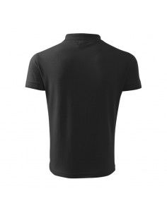 Malfini MLI-20320 Ανδρικό T-shirt Polo Μαύρο 2