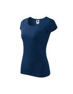 Malfini Γυναικείο Διαφημιστικό T-shirt Κοντομάνικο σε Navy Μπλε Χρώμα MLI-12287
