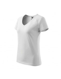 Malfini Γυναικείο Διαφημιστικό T-shirt Κοντομάνικο σε Λευκό Χρώμα MLI-12800
