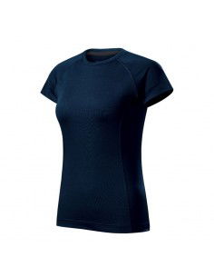 Malfini Γυναικείο Διαφημιστικό T-shirt Κοντομάνικο σε Navy Μπλε Χρώμα MLI-17602