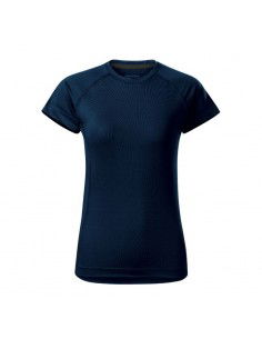 Malfini Γυναικείο Διαφημιστικό T-shirt Κοντομάνικο σε Navy Μπλε Χρώμα MLI-17602 2