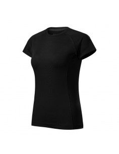 Malfini Γυναικείο Διαφημιστικό T-shirt Κοντομάνικο σε Μαύρο Χρώμα MLI-17601