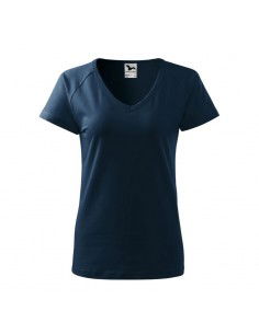 Malfini Γυναικείο Διαφημιστικό T-shirt Κοντομάνικο σε Navy Μπλε Χρώμα MLI-12802 2