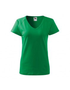 Malfini Γυναικείο Διαφημιστικό T-shirt Κοντομάνικο σε Πράσινο Χρώμα MLI-12816 2