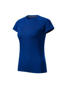 Malfini Γυναικείο Διαφημιστικό T-shirt Κοντομάνικο σε Μπλε Χρώμα MLI-17605