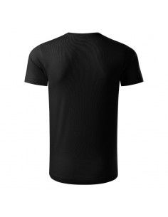 Malfini Ανδρικό Διαφημιστικό T-shirt Κοντομάνικο σε Μαύρο Χρώμα MLI-17101 2