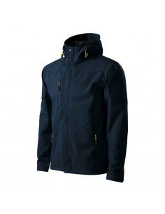 Malfini Ανδρικό Χειμωνιάτικο Μπουφάν Softshell Αδιάβροχο και Αντιανεμικό Navy Μπλε MLI-53102