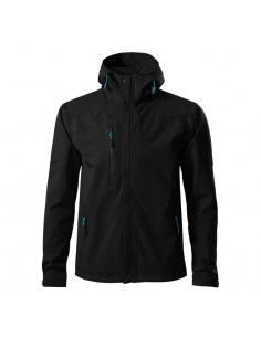 Malfini Ανδρικό Χειμωνιάτικο Μπουφάν Softshell Αδιάβροχο και Αντιανεμικό Μαύρο MLI-53101 2