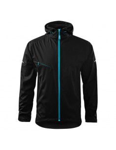 Malfini Ανδρικό Χειμωνιάτικο Μπουφάν Softshell Αδιάβροχο και Αντιανεμικό Μαύρο MLI-51501 2