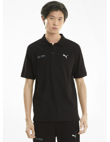 Puma Mercedes F1 Ανδρικό T-shirt Polo Μαύρο 599614-01 Puma Mercedes F1 Ανδρικό T-shirt Polo Μαύρο 599614-01