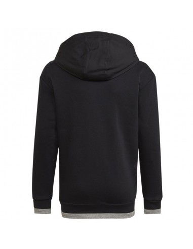 Adidas Αθλητική Παιδική Ζακέτα Φούτερ Fleece με Κουκούλα Μαύρη All SZN HN6182 Adidas Αθλητική Παιδική Ζακέτα Φούτερ Fleece με Κουκούλα Μαύρη All SZN HN6182