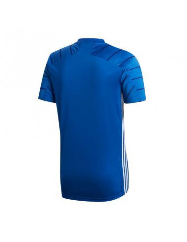 Adidas Campeon 21 Ανδρικό T-shirt Μπλε με Ρίγες FT6762 Adidas Campeon 21 Ανδρικό T-shirt Μπλε με Ρίγες FT6762