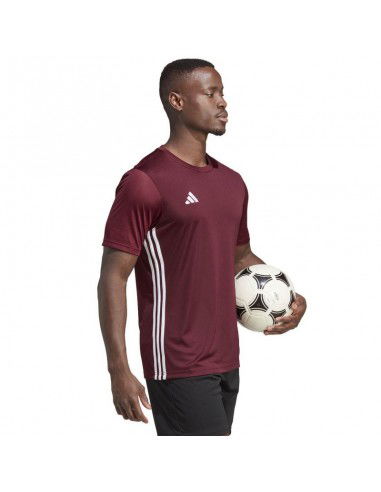 Adidas Table 23 Αθλητικό Ανδρικό T-shirt Μπορντό με Στάμπα IB4928 Adidas Table 23 Αθλητικό Ανδρικό T-shirt Μπορντό με Στάμπα IB4928