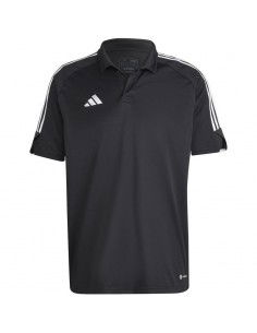 Adidas Ανδρικό T-shirt Polo Μαύρο HS3578