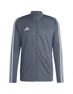 Adidas Tiro 23 League Ανδρική Φούτερ Ζακέτα με Κουκούλα Γκρι HS3504