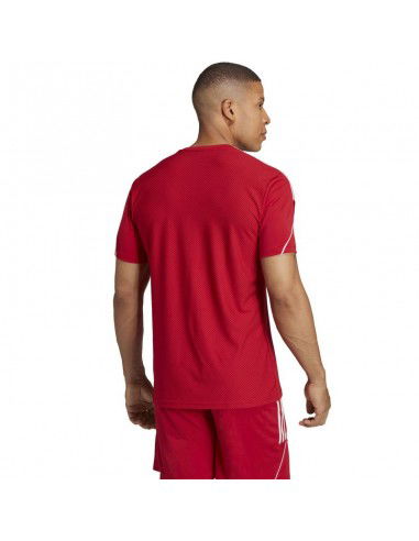 Adidas Tiro 23 League Αθλητικό Ανδρικό T-shirt Team Power Red 2 / White Μονόχρωμο HT6128 Adidas Tiro 23 League Αθλητικό Ανδρικό T-shirt Team Power Red 2 / White Μονόχρωμο HT6128