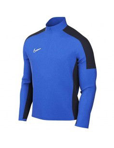 Nike Academy 23 Ανδρική Αθλητική Μπλούζα Μακρυμάνικη Dri-Fit με Φερμουάρ Μαύρη DR1352-010