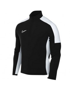 Nike Academy 23 Ανδρική Αθλητική Μπλούζα Μακρυμάνικη Dri-Fit με Φερμουάρ Μαύρη DR1352-010