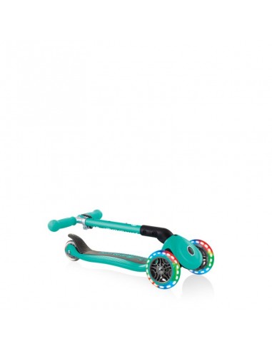 3wheel scooter Globber Foldable Lights Emerald Green Jr 437107 3wheel scooter Globber Foldable Lights Emerald Green Jr 437107