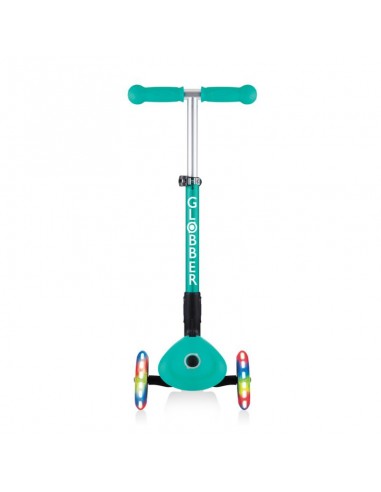 3wheel scooter Globber Foldable Lights Emerald Green Jr 437107 3wheel scooter Globber Foldable Lights Emerald Green Jr 437107