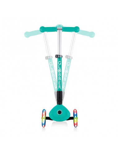 3wheel scooter Globber Foldable Lights Emerald Green Jr 437107 3wheel scooter Globber Foldable Lights Emerald Green Jr 437107