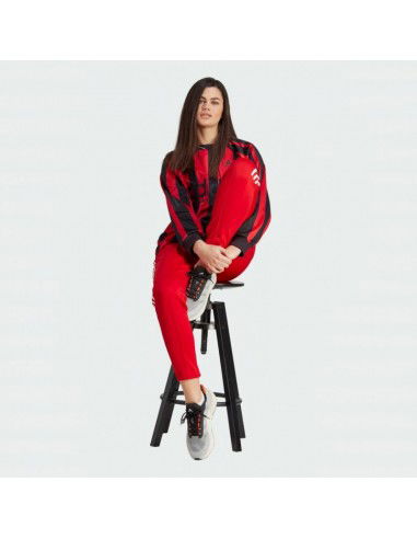 Adidas Παντελόνι Γυναικείας Φόρμας με Λάστιχο Red/White IC6679 Adidas Παντελόνι Γυναικείας Φόρμας με Λάστιχο Red/White IC6679