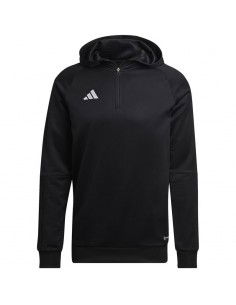 Adidas Ανδρικό Φούτερ με Κουκούλα και Τσέπες Μαύρο HE5648