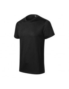 Malfini Ανδρικό Διαφημιστικό T-shirt Κοντομάνικο σε Μαύρο Χρώμα MLI-81001