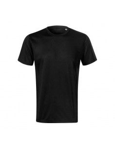 Malfini Ανδρικό Διαφημιστικό T-shirt Κοντομάνικο σε Μαύρο Χρώμα MLI-81001 2