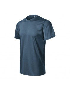 Malfini Ανδρικό Διαφημιστικό T-shirt Κοντομάνικο σε Navy Μπλε Χρώμα MLI-810M2