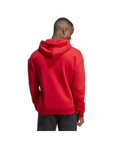 Adidas Ανδρικό Φούτερ με Κουκούλα και Τσέπες Better Scarlet HT1992 2
