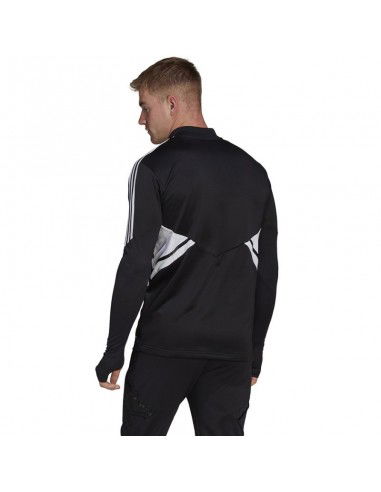 Adidas Condivo 22 Ανδρική Μπλούζα με Φερμουάρ Μακρυμάνικη Black / White HA6269 Adidas Condivo 22 Ανδρική Μπλούζα με Φερμουάρ Μακρυμάνικη Black / White HA6269