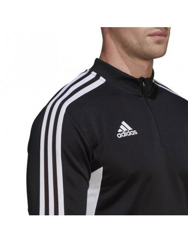 Adidas Condivo 22 Ανδρική Μπλούζα με Φερμουάρ Μακρυμάνικη Black / White HA6269 Adidas Condivo 22 Ανδρική Μπλούζα με Φερμουάρ Μακρυμάνικη Black / White HA6269