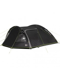 High Peak Mesos 4 Χειμερινή Σκηνή Camping Τούνελ Μαύρη με Διπλό Πανί για 4 Άτομα 360x240x130εκ. 11525 2