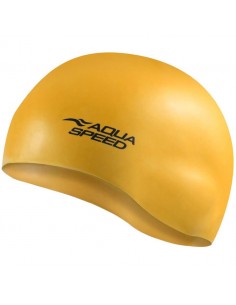 Aquaspeed 111-06 Σκουφάκι Κολύμβησης Ενηλίκων από Σιλικόνη Κίτρινο